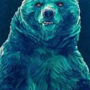 Толстый медведь и тонкая береза