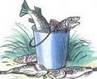 сказка Кот-рыболов ведро с рыбой