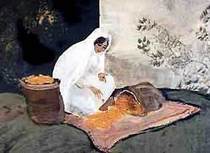 жена Али-Бабы -  Зейнаб и мешки с золотом