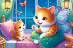 Как котенок Яша не хотел спать